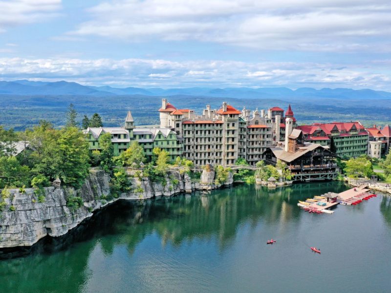Aerial View of the Mohonk Mountain House