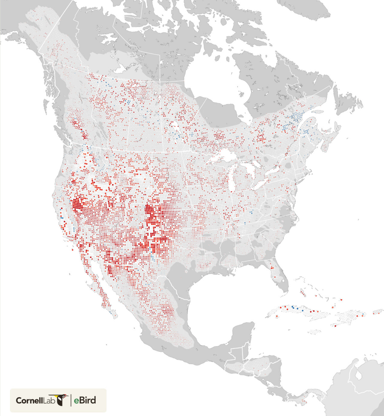 Population Trend Map for the Breeding Season